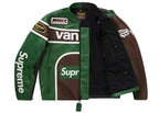 Supreme Yohji Yamamoto Vanson Leathers Split Jacket Green - vue vue 2