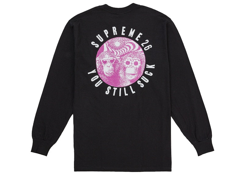Supreme You Still S**k L/S Tee Black - supreme-you-still-s**k-l-s-tee-black