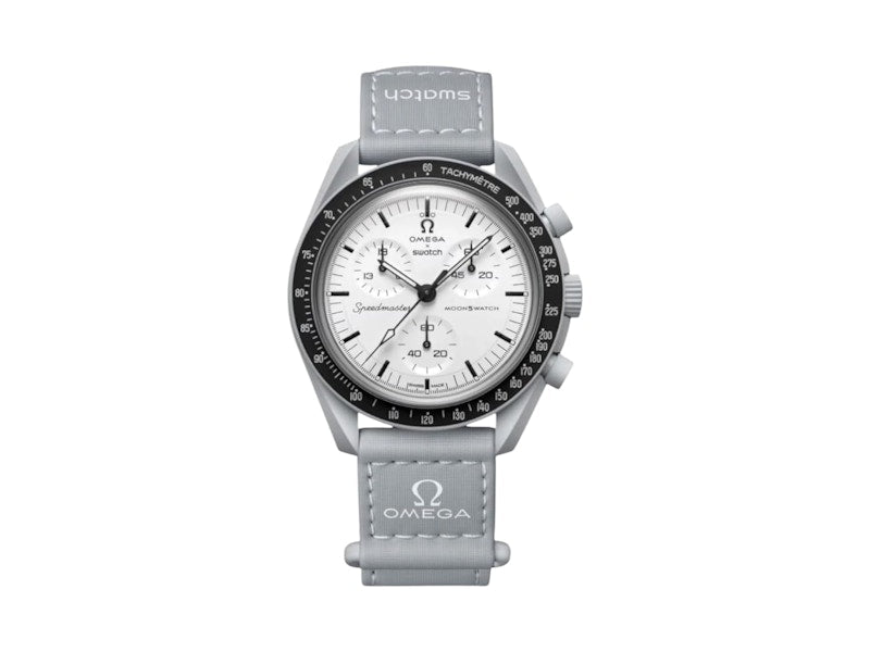 Swatch X Omega Bioceramic Moonswatch 1965 So33m106 White - swatch-x-omega-bioceramic-moonswatch-1965-so33m106-white
