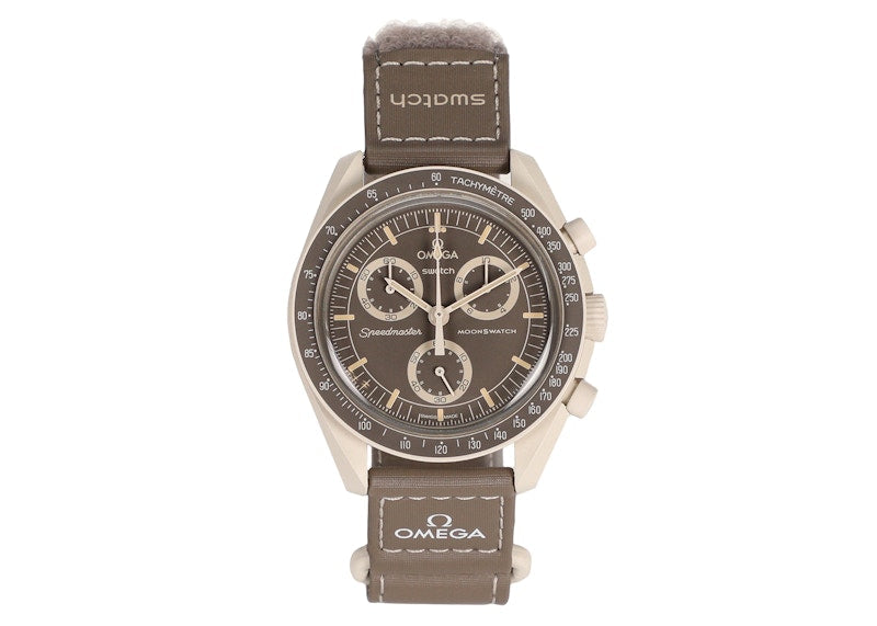 Swatch X Omega Bioceramic Moonswatch Mission On Earth Desert So33t103 Grey - swatch-x-omega-bioceramic-moonswatch-mission-on-earth-desert-so33t103-grey