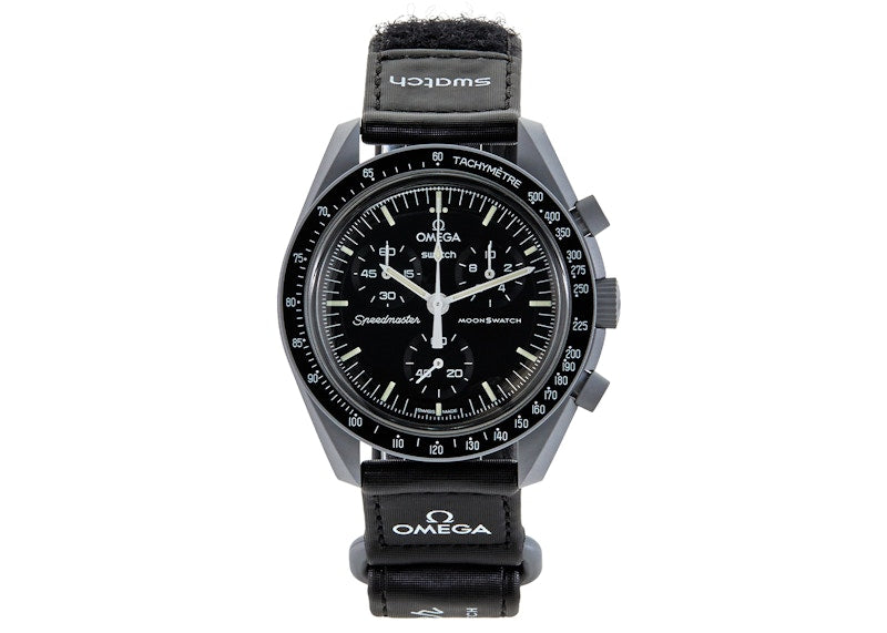 Swatch X Omega Bioceramic Moonswatch Mission To The Moon So33m100 Black - swatch-x-omega-bioceramic-moonswatch-mission-to-the-moon-so33m100-black